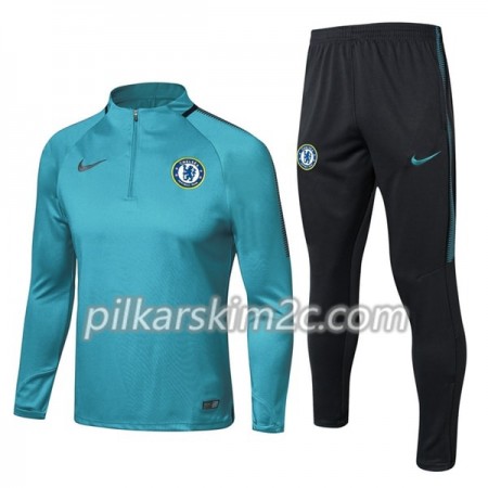 Chelsea Komplet Bluzy Treningowe 2017-18 Jasny Niebieski